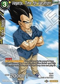 Vegeta, Time for Vacation (EX09-02) [Saiyan Surge] | Red Riot Games CA