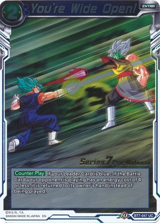 You're Wide Open! (BT7-047_PR) [Assault of the Saiyans Prerelease Promos] | Red Riot Games CA