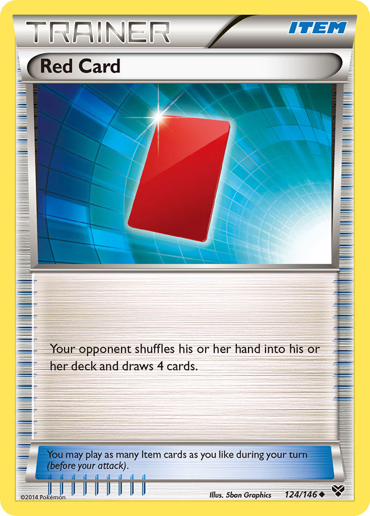 Red Card (124/146) [XY: Base Set] | Red Riot Games CA