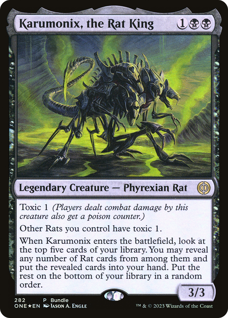 Karumonix, the Rat King (Bundle) [Phyrexia: All Will Be One] | Red Riot Games CA