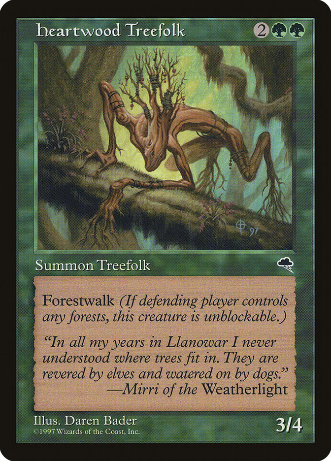 Heartwood Treefolk [Tempest] | Red Riot Games CA