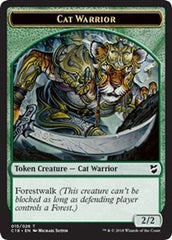 Cat Warrior // Thopter (026) Double-Sided Token [Commander 2018 Tokens] | Red Riot Games CA