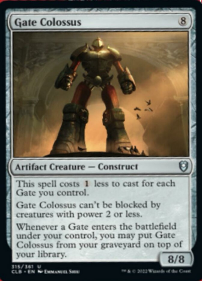 Gate Colossus [Commander Legends: Battle for Baldur's Gate] | Red Riot Games CA