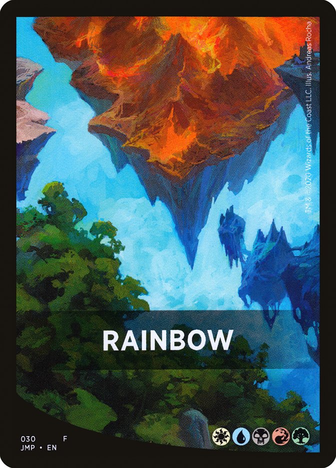 Rainbow Theme Card [Jumpstart Front Cards] | Red Riot Games CA