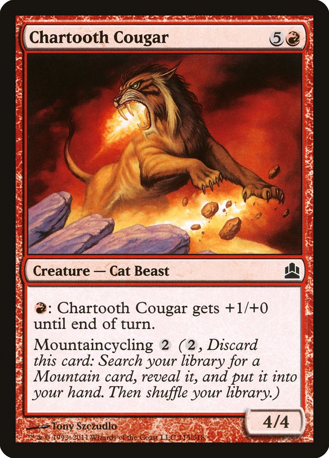 Chartooth Cougar [Commander 2011] | Red Riot Games CA