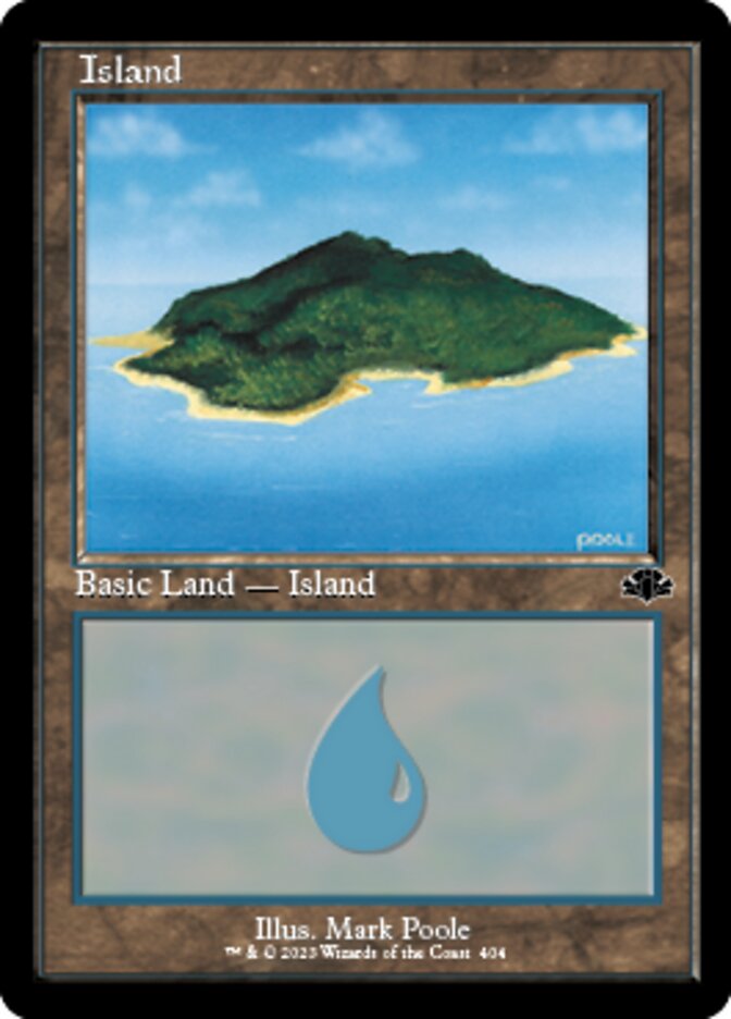 Island (404) (Retro) [Dominaria Remastered] | Red Riot Games CA