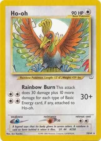 Ho-oh (18/64) [Neo Revelation Unlimited] | Red Riot Games CA