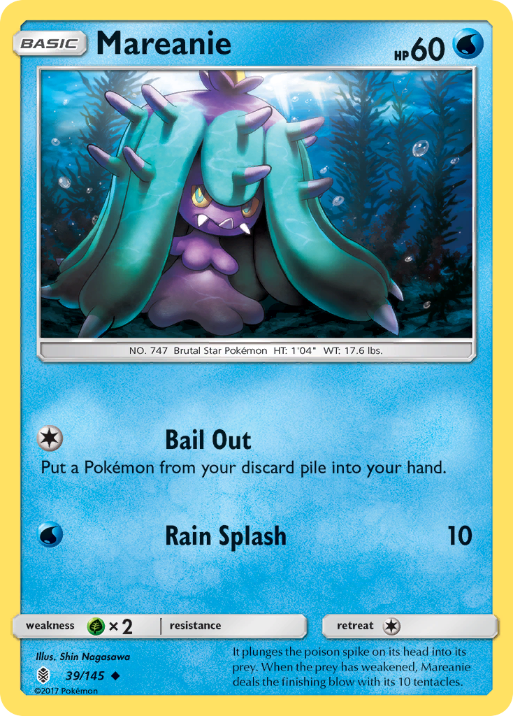 Mareanie (39/145) [Sun & Moon: Guardians Rising] | Red Riot Games CA