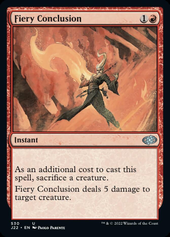 Fiery Conclusion [Jumpstart 2022] | Red Riot Games CA