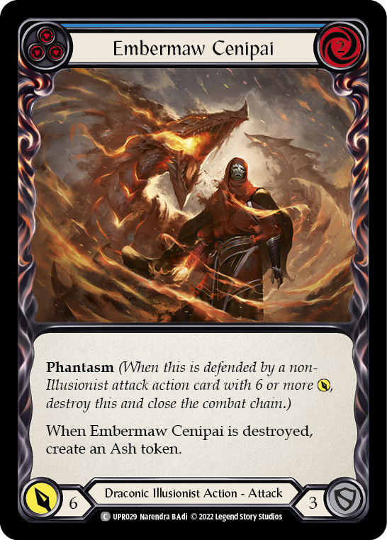 Embermaw Cenipai (Blue) [UPR029] (Uprising)  Rainbow Foil | Red Riot Games CA