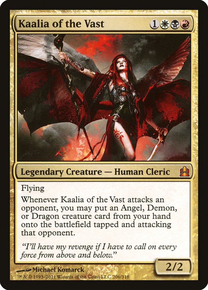 Kaalia of the Vast [Commander 2011] | Red Riot Games CA