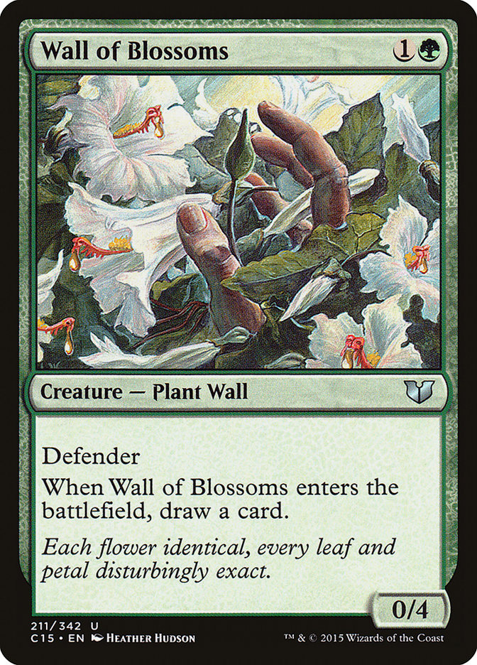Wall of Blossoms [Commander 2015] | Red Riot Games CA