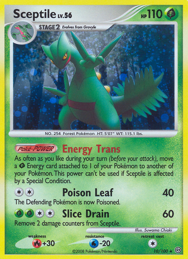Sceptile (10/100) [Diamond & Pearl: Stormfront] | Red Riot Games CA