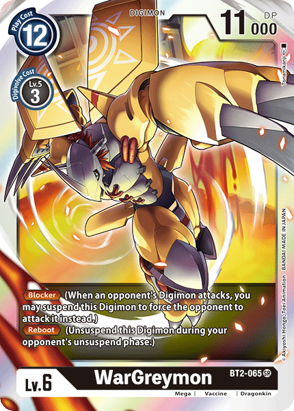 WarGreymon [BT2-065] [Release Special Booster Ver.1.0] | Red Riot Games CA