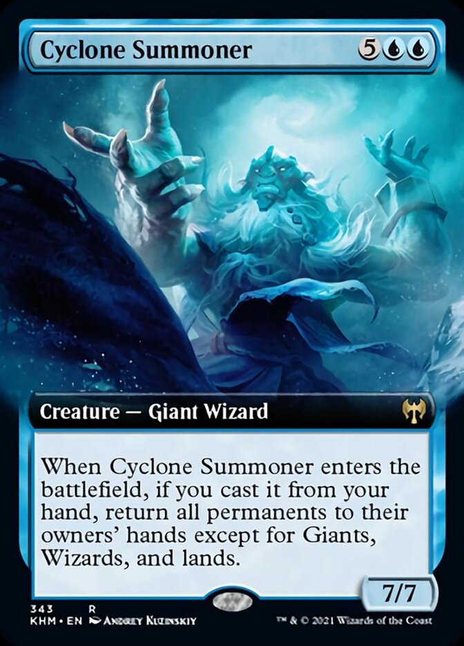 Cyclone Summoner (Extended Art) [Kaldheim] | Red Riot Games CA