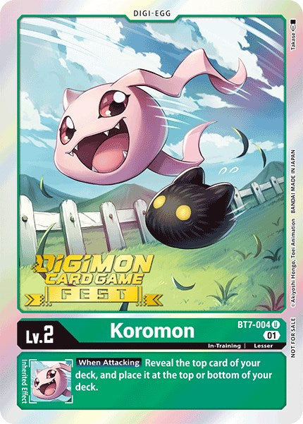 Koromon [BT7-004] (Digimon Card Game Fest 2022) [Next Adventure Promos] | Red Riot Games CA