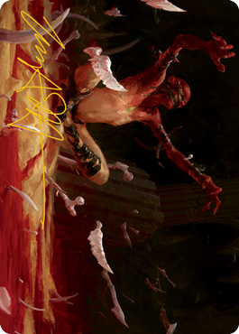 Bone Shards Art Card (Gold-Stamped Signature) [Modern Horizons 2 Art Series] | Red Riot Games CA