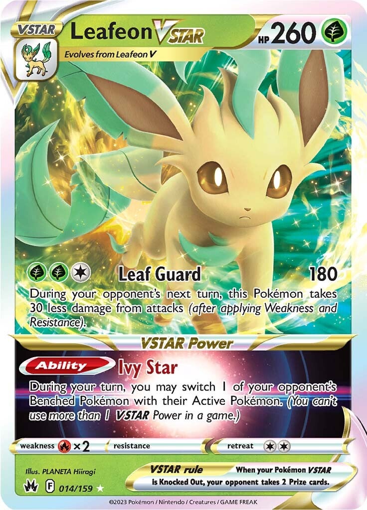 Leafeon VSTAR (014/159) [Sword & Shield: Crown Zenith] | Red Riot Games CA