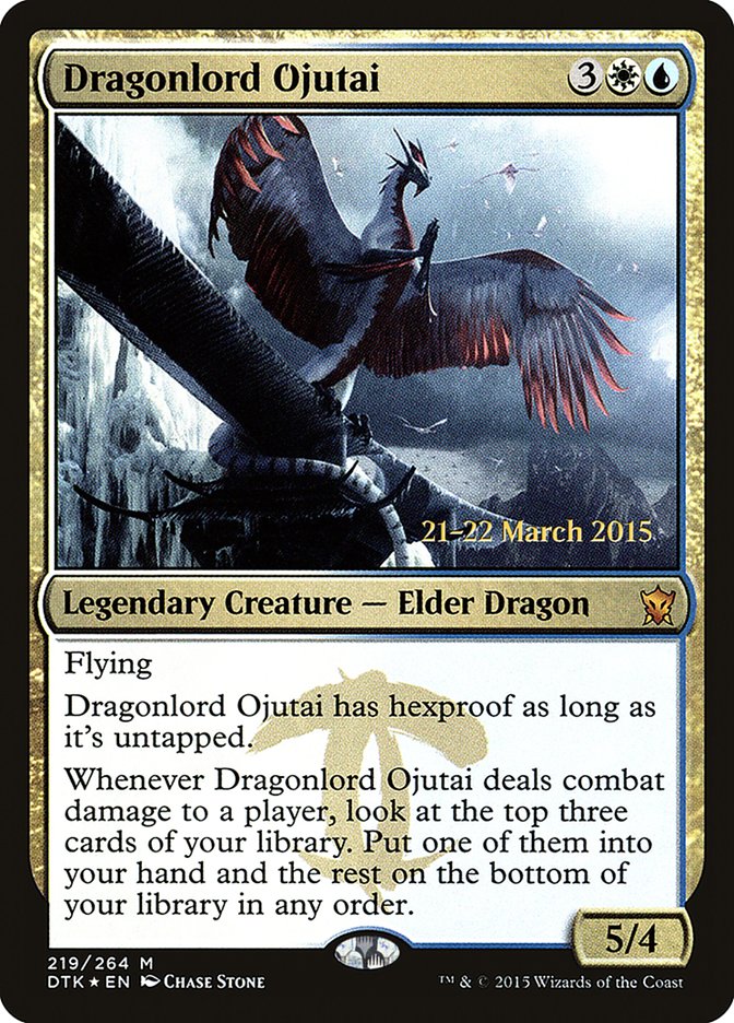 Dragonlord Ojutai [Dragons of Tarkir Prerelease Promos] | Red Riot Games CA