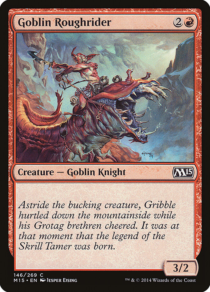 Goblin Roughrider [Magic 2015] | Red Riot Games CA