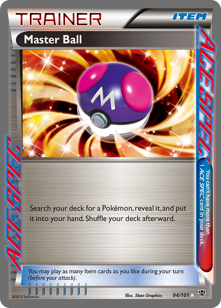 Master Ball (94/101) [Black & White: Plasma Blast] | Red Riot Games CA