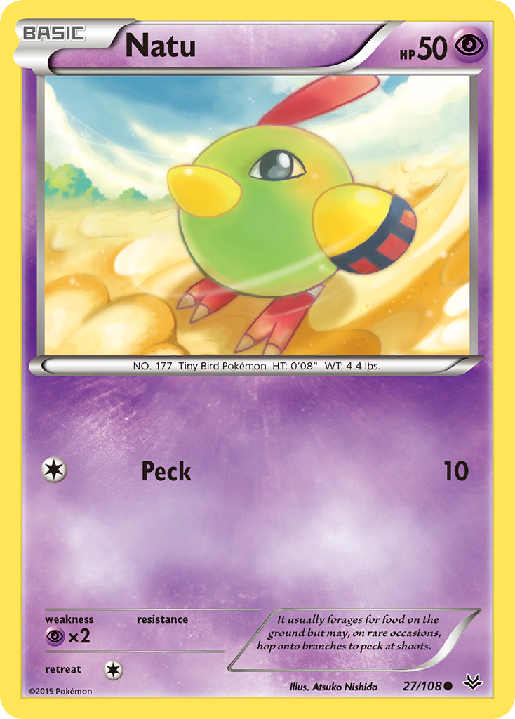 Natu (27/108) [XY: Roaring Skies] | Red Riot Games CA