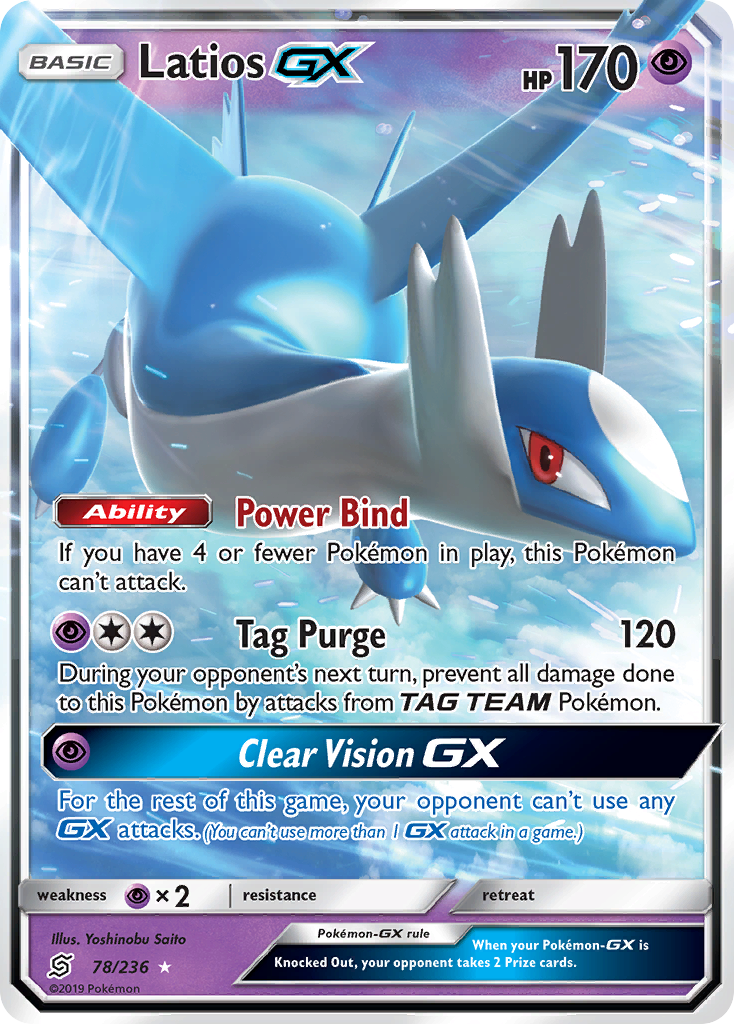 Latios GX (78/236) [Sun & Moon: Unified Minds] | Red Riot Games CA