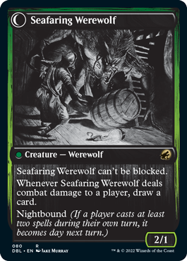 Suspicious Stowaway // Seafaring Werewolf [Innistrad: Double Feature] | Red Riot Games CA