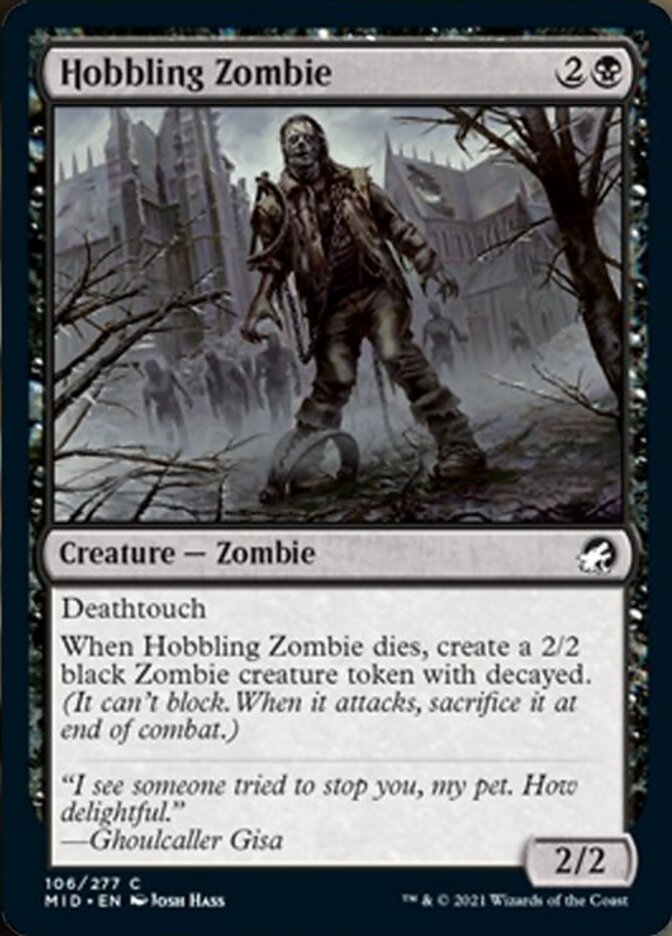 Hobbling Zombie [Innistrad: Midnight Hunt] | Red Riot Games CA