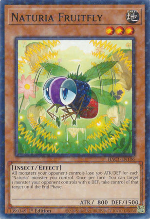 Naturia Fruitfly (Duel Terminal) [HAC1-EN106] Common | Red Riot Games CA