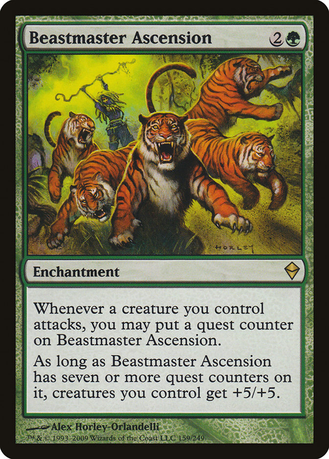 Beastmaster Ascension [Zendikar] | Red Riot Games CA