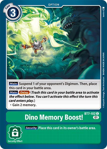 Dino Memory Boost! [BT7-102] [Next Adventure] | Red Riot Games CA