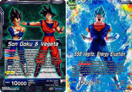 Son Goku & Vegeta // SSB Vegito, Energy Eruption (BT7-025) [Assault of the Saiyans] | Red Riot Games CA
