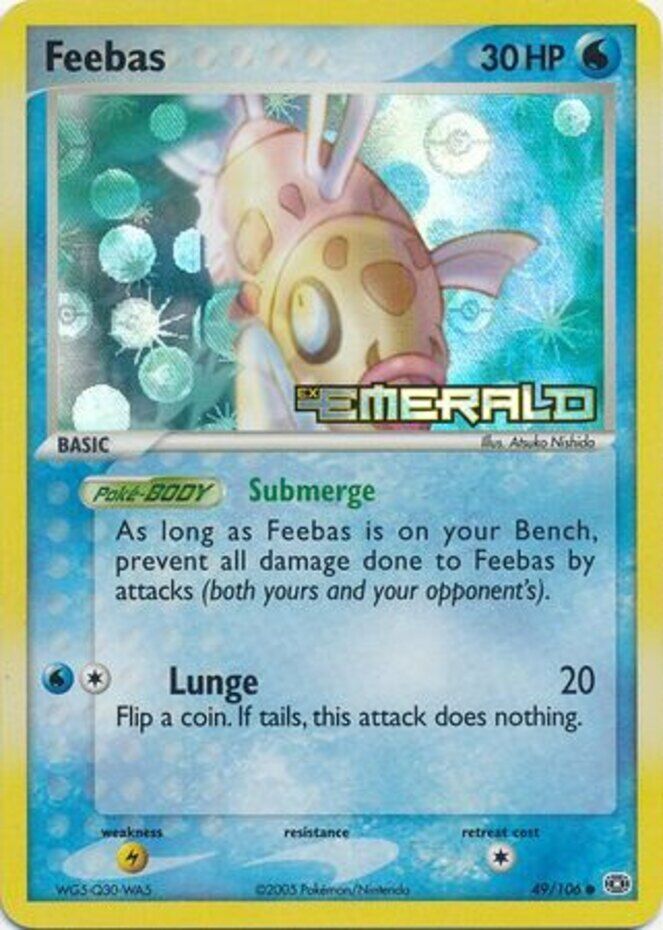 Feebas (49/106) (Stamped) [EX: Emerald] | Red Riot Games CA