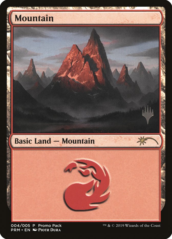 Mountain (4) [Core Set 2020 Promo Pack] | Red Riot Games CA