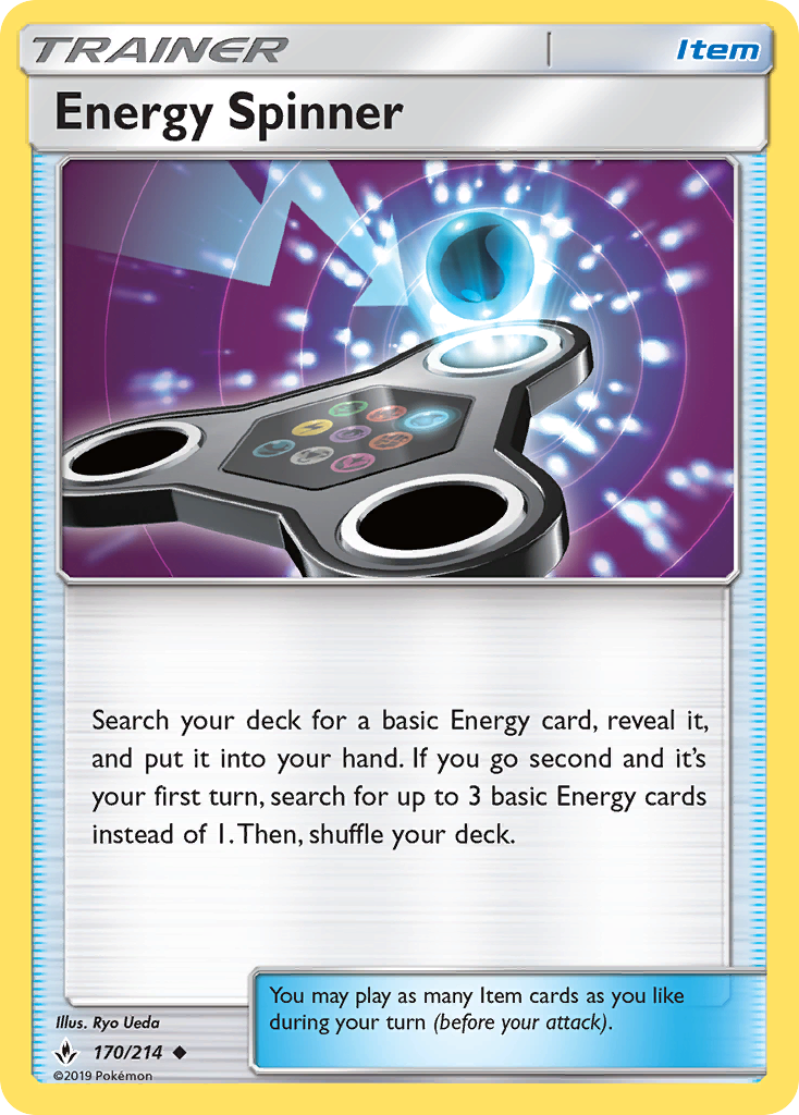 Energy Spinner (170/214) [Sun & Moon: Unbroken Bonds] | Red Riot Games CA