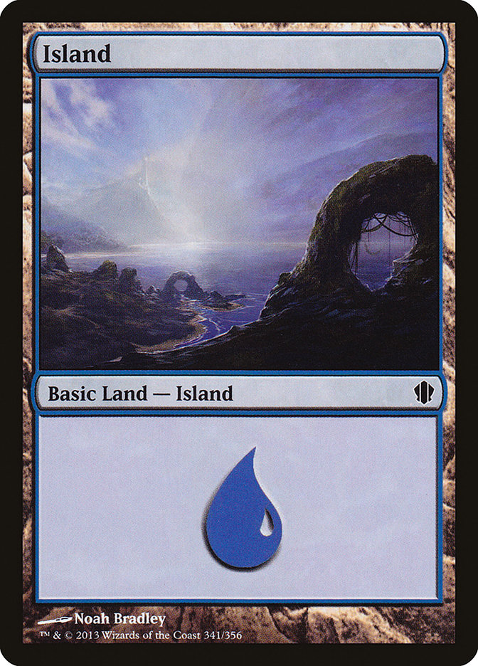 Island (341) [Commander 2013] | Red Riot Games CA