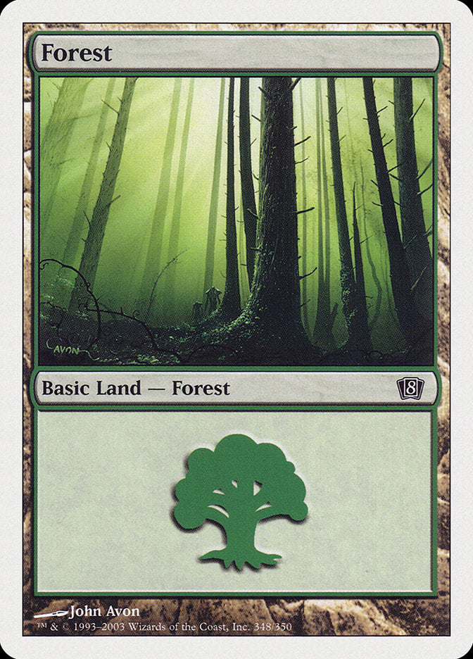 Forest (348) [Eighth Edition] | Red Riot Games CA