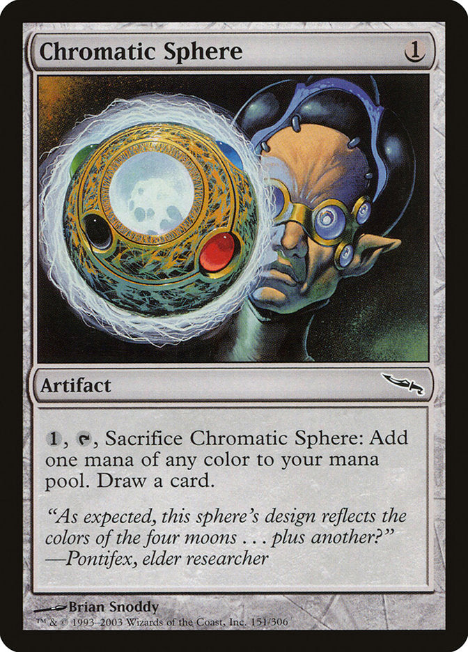 Chromatic Sphere [Mirrodin] | Red Riot Games CA