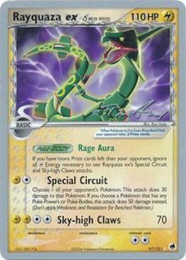 Rayquaza ex (97/101) (Delta Species) (Legendary Ascent - Tom Roos) [World Championships 2007] | Red Riot Games CA