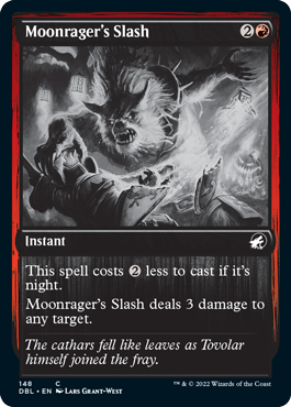 Moonrager's Slash [Innistrad: Double Feature] | Red Riot Games CA