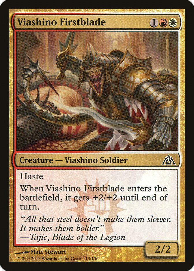 Viashino Firstblade [Dragon's Maze] | Red Riot Games CA