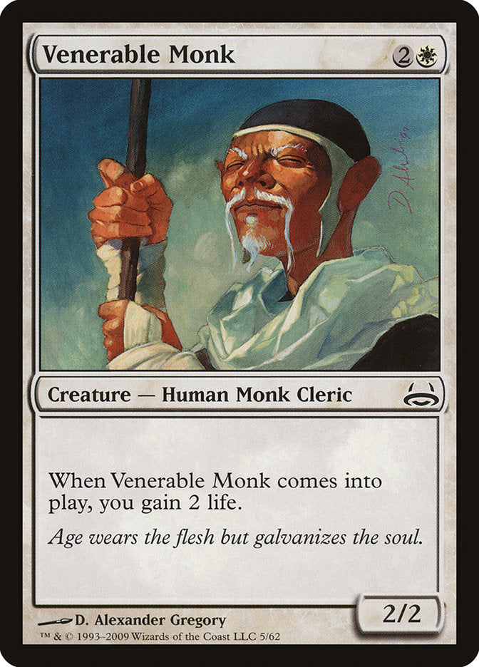 Venerable Monk [Duel Decks: Divine vs. Demonic] | Red Riot Games CA