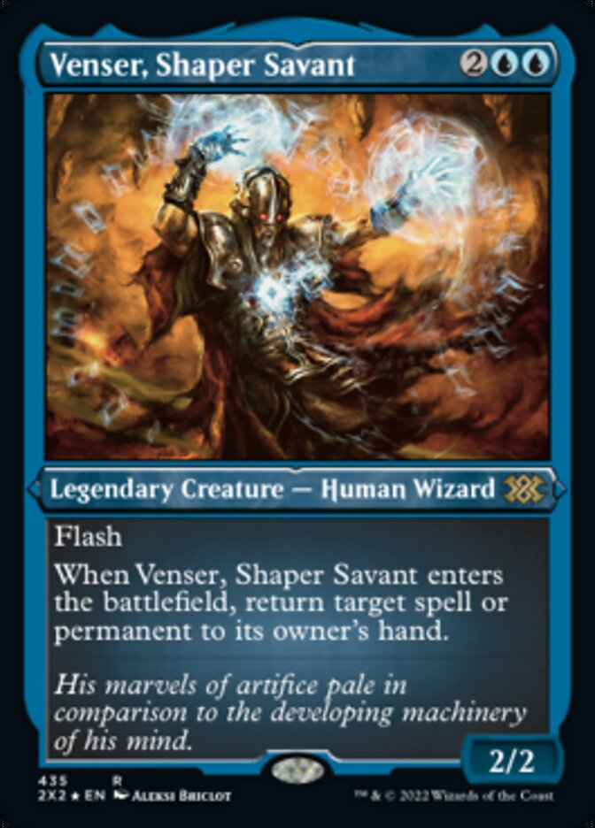 Venser, Shaper Savant (Foil Etched) [Double Masters 2022] | Red Riot Games CA