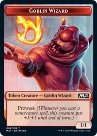 Goblin Wizard // Griffin Double-Sided Token [Core Set 2021 Tokens] | Red Riot Games CA