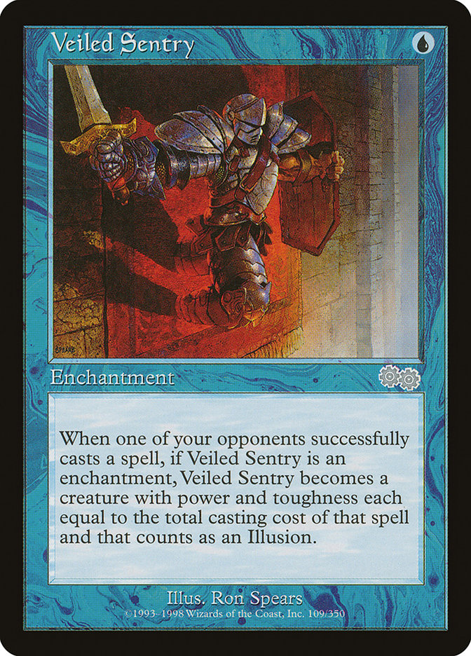 Veiled Sentry [Urza's Saga] | Red Riot Games CA