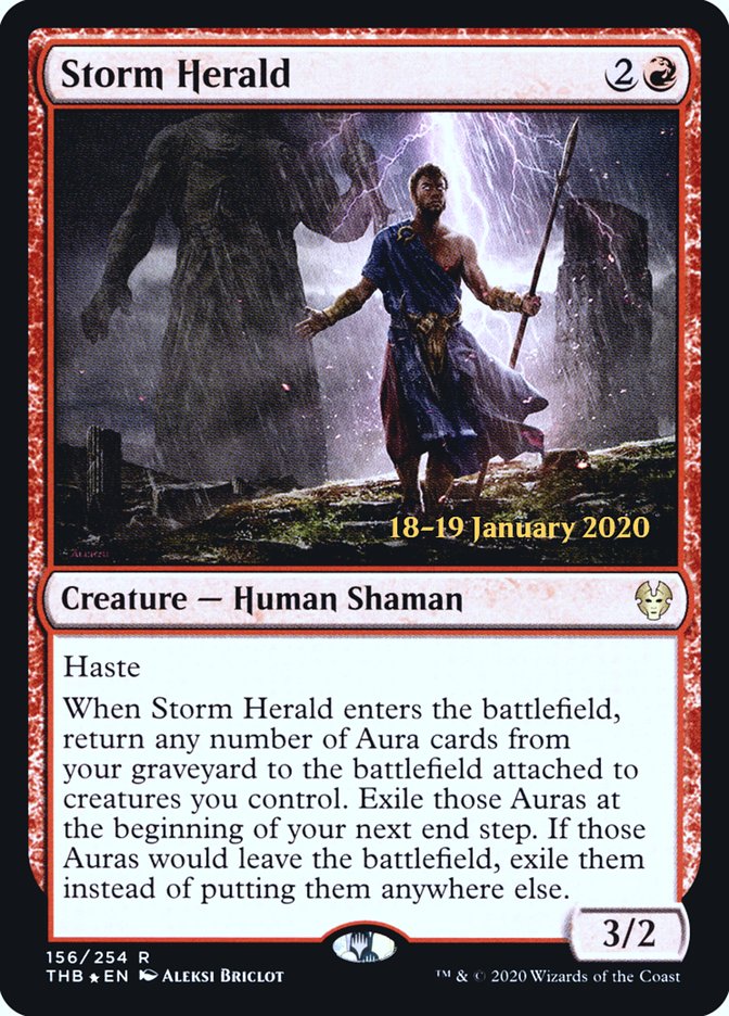 Storm Herald [Theros Beyond Death Prerelease Promos] | Red Riot Games CA