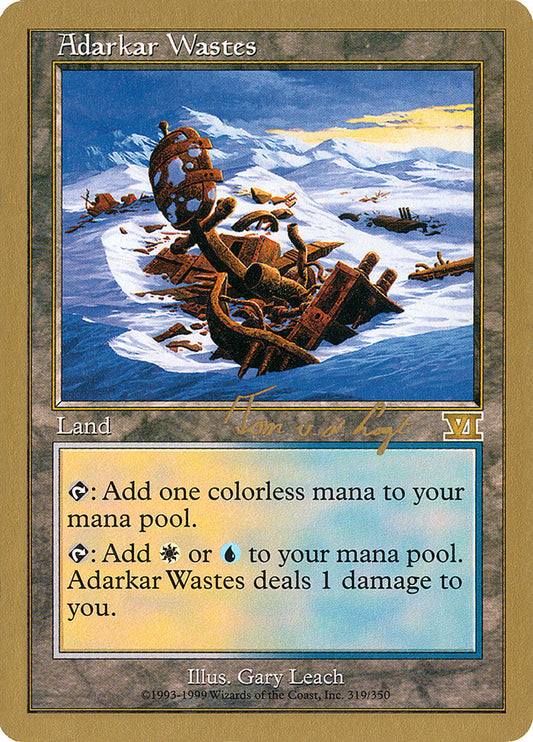 Adarkar Wastes (Tom van de Logt) [World Championship Decks 2000]