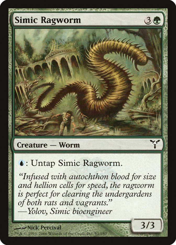 Simic Ragworm [Dissension] | Red Riot Games CA