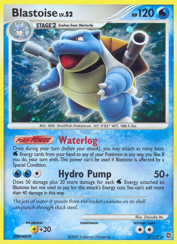 Blastoise (2/132) [Diamond & Pearl: Secret Wonders] | Red Riot Games CA